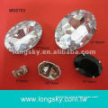 Metal Sewing Button With Acrylic Stone (#MS0703)
